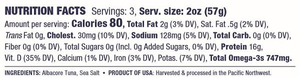 Canned Wild Albacore Tuna