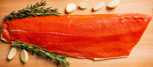 Fresh wild-caught salmon, sustainably harvested and delivered to your kitchen