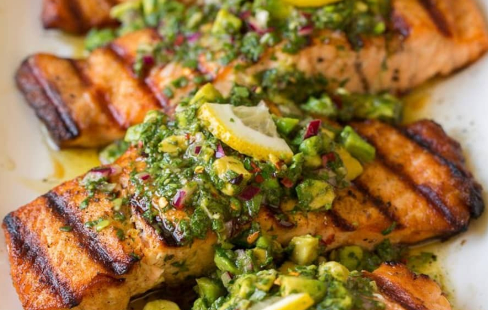 25-Minute Chimichurri Salmon