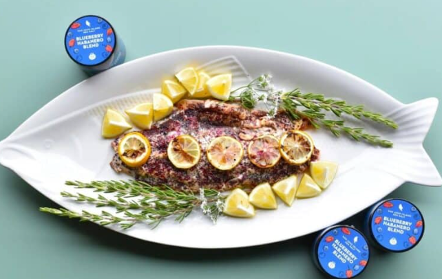 Blueberry Habanero Salmon Fillet