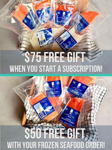 $50 Gift with any order - $75 Gift for NEW Subscribers
