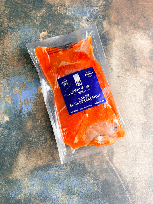 Baker River Sockeye Salmon 1 lb Trim