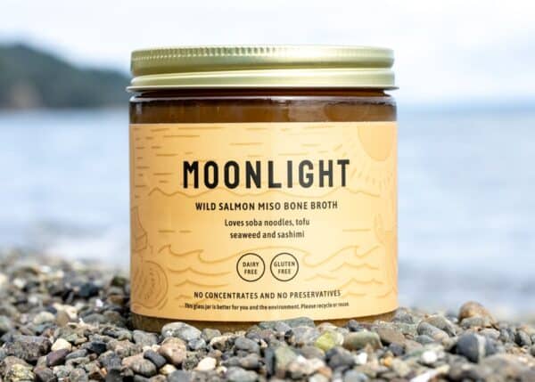 Moonlight Miso Salmon Bone Broth