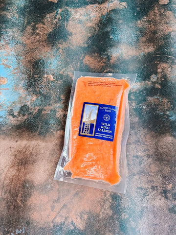 Alaska King Salmon Burger Meat