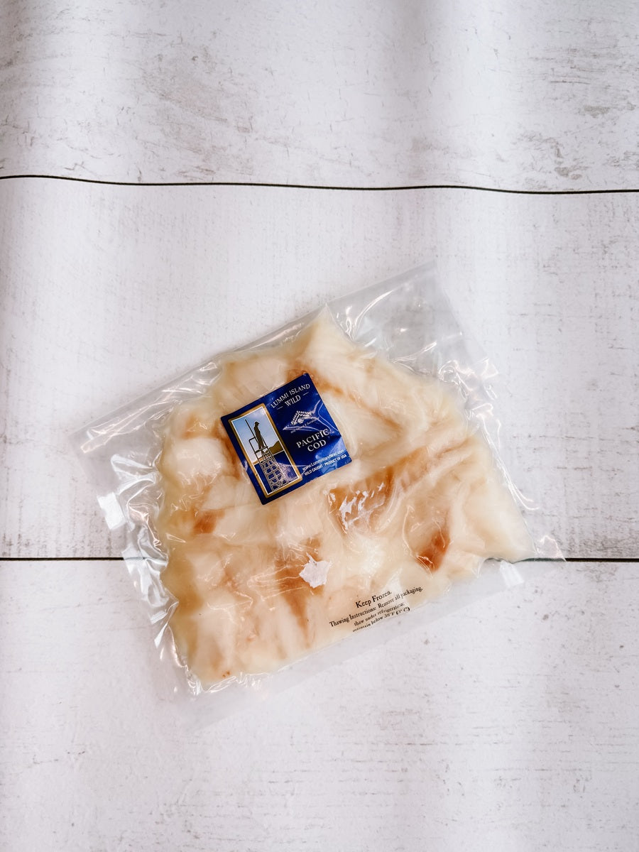 True Cod Fillet Pacific True Cod 1 lb Trim – Lummi Island Wild