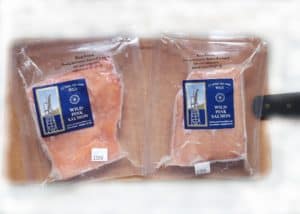 Reefnet Pink Salmon Portions in LIW Packaging