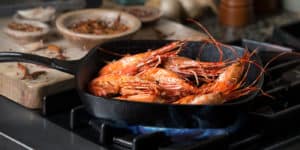 Spot prawns are on of our absolute favorites