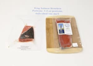 king salmon steaks
