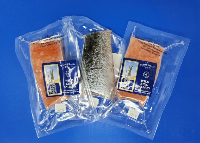 4oz Wild King Salmon Portions Delivered | Order King Salmon | Lummi ...