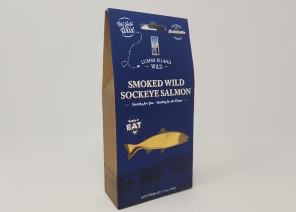 Smoked Sockeye Pouch, shelf stable Lummi Island Wild