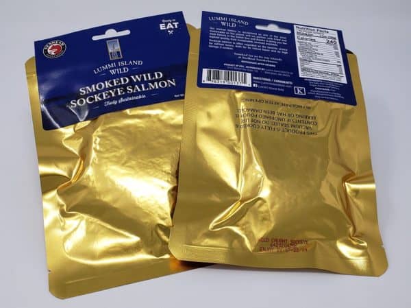 Smoked Wild Sockeye Salmon Gold Pouch - Retail Ready