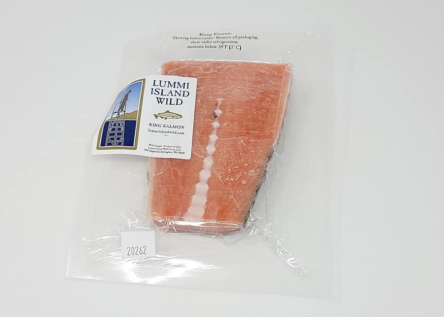 King Salmon Split Tail Portion