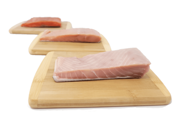 Ivory Marbled Red King Salmon Portions