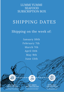 Lummi Yummi Shipping Dates 2022