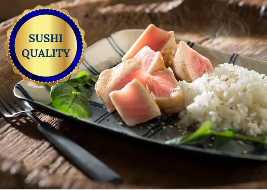 Albacore Tuna Loin Medallions 6oz Sushi Quality
