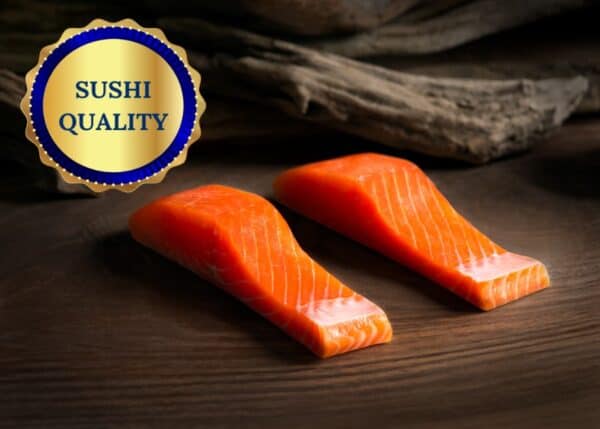 Sushi Quality Wild Salmon Reefnet Coho Portions
