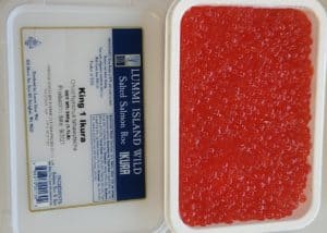 king salmon ikura in LIW packaging
