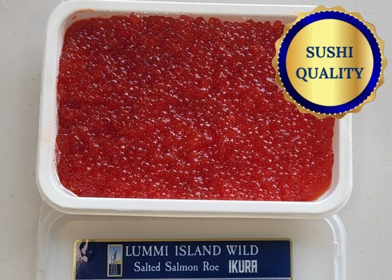 Ikura Salmon Roe for Sale Salmon Caviar Delivery Lummi Island Wild