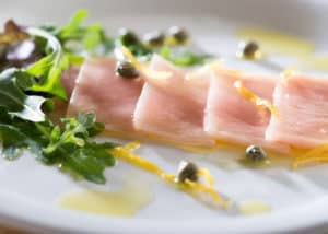 albacore tuna sashimi