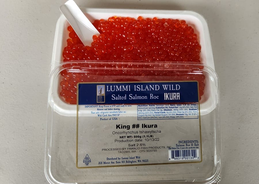Premium Ikura KING Salmon Caviar Roe