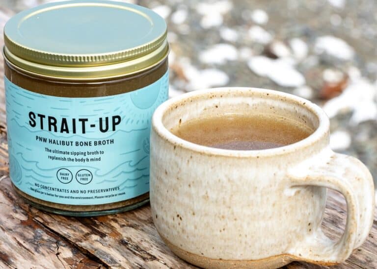 Wild Halibut Bone Broth Lummi Island Wild