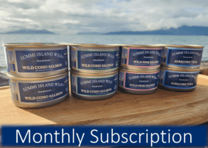 Canned Wild Seafood Collection Monthly subscription