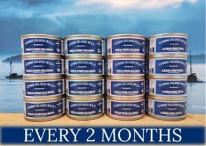 Gourmet canned wild seafood