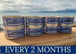 canned wild salmon and tuna
